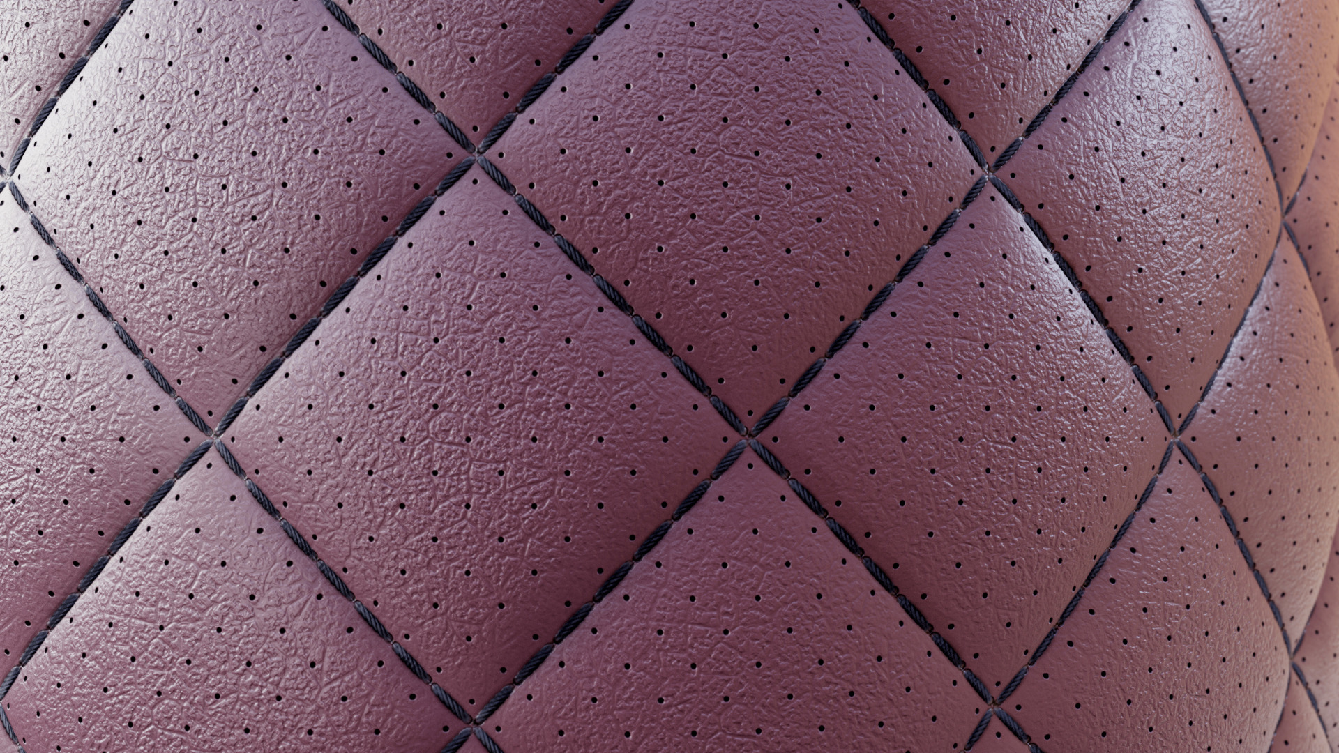 Seamless Perforated Stitched Leather Material Textures Texture_5
