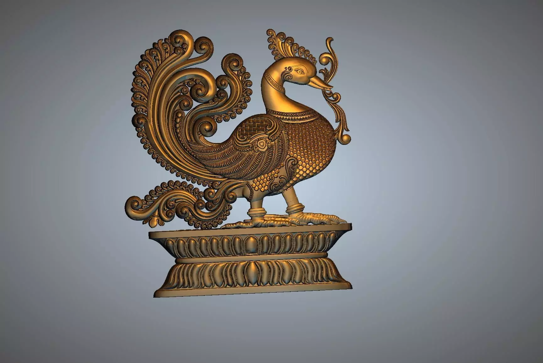 PEACOCK 3D print model