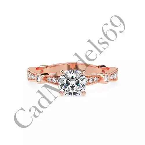 Engagement Ring32 3DM Model with 28 IMAGES and 7 VIDEOS 3D print model