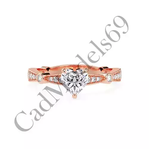 Engagement Ring34 3DM Model with 28 IMAGES and 7 VIDEOS 3D print model