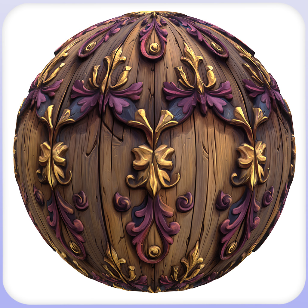 Stylized Wood Seamless Texture Texture_3