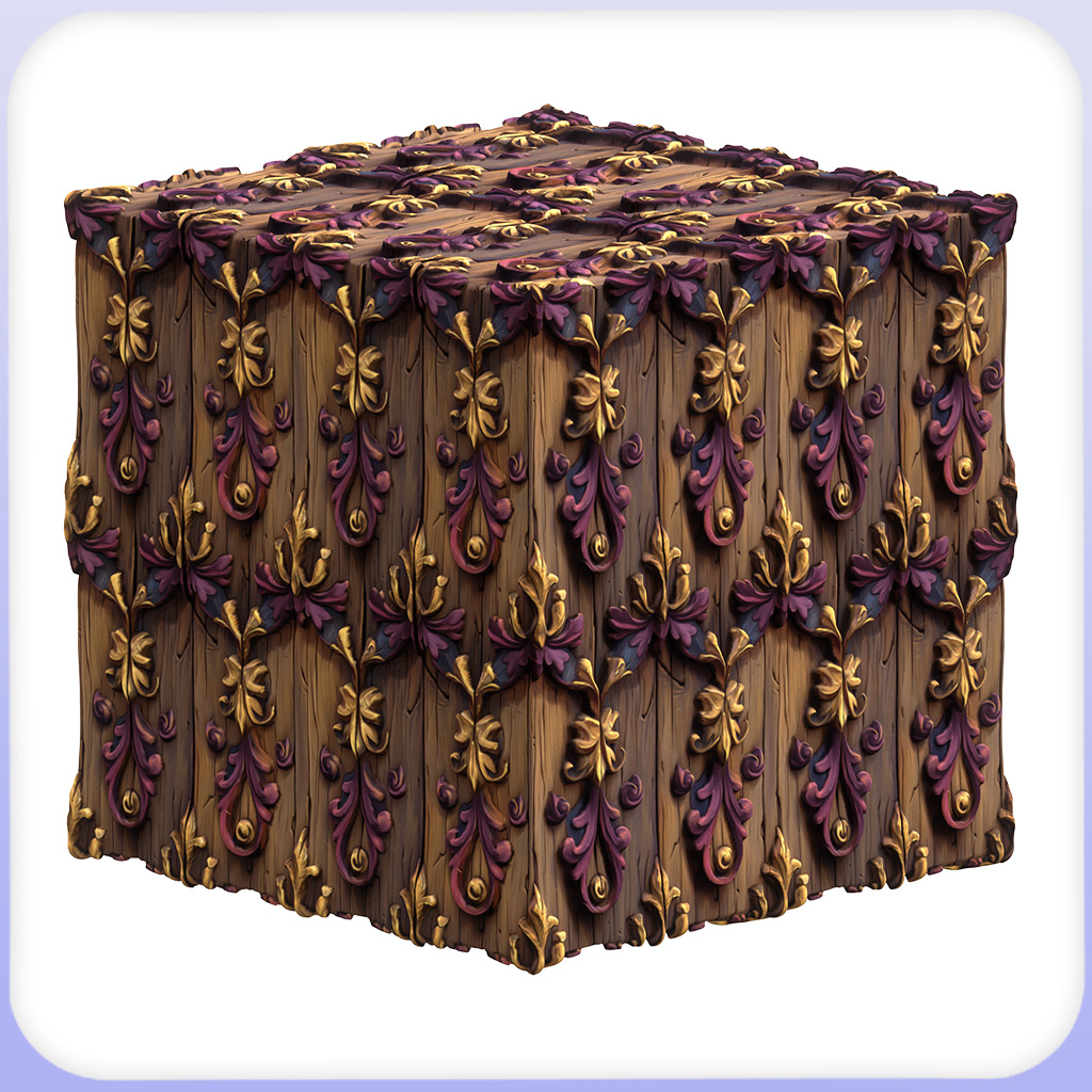 Stylized Wood Seamless Texture Texture_4