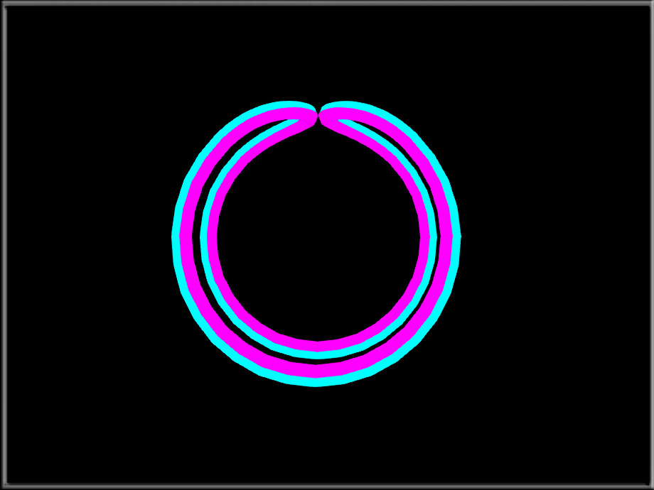 Simple Wire - Circle Low-poly 3D model_17