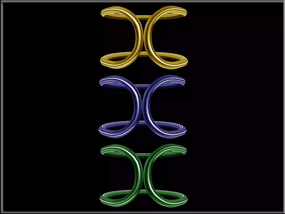 Simple Wire - Circle Low-poly 3D model_0