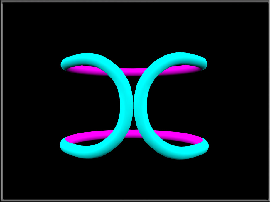 Simple Wire - Circle Low-poly 3D model_15