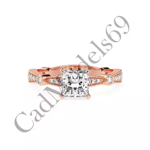 Engagement Ring37 3DM Model with 28 IMAGES and 7 VIDEOS 3D print model