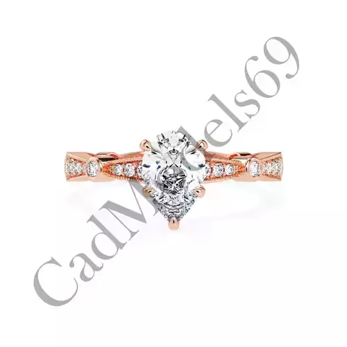 Engagement Ring38 3DM Model with 28 IMAGES and 7 VIDEOS 3D print model