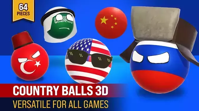 Country Balls 3D