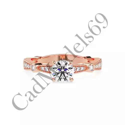 Engagement Ring39 3DM Model with 28 IMAGES and 7 VIDEOS 3D print model