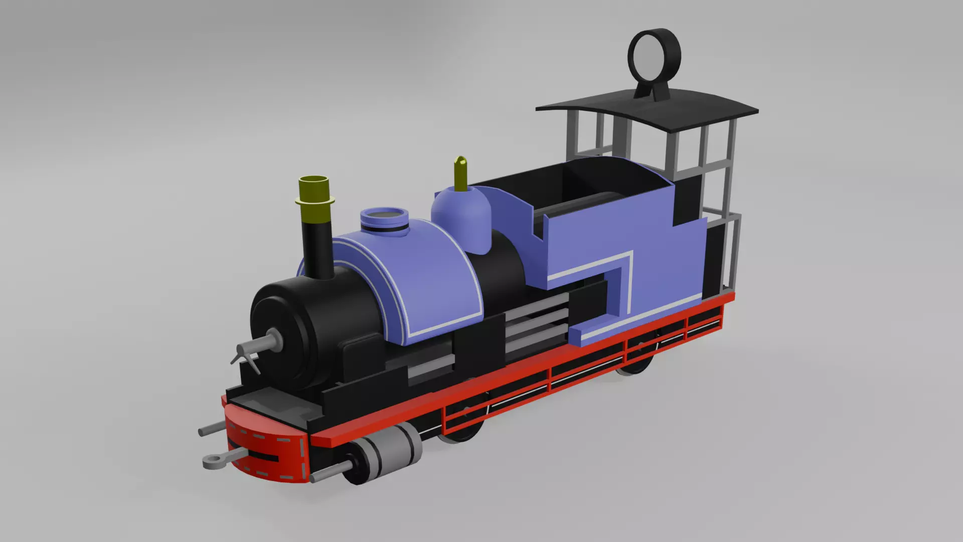 TOY TRAIN LOCOMOTIVE PRINTABLE Free 3D print model