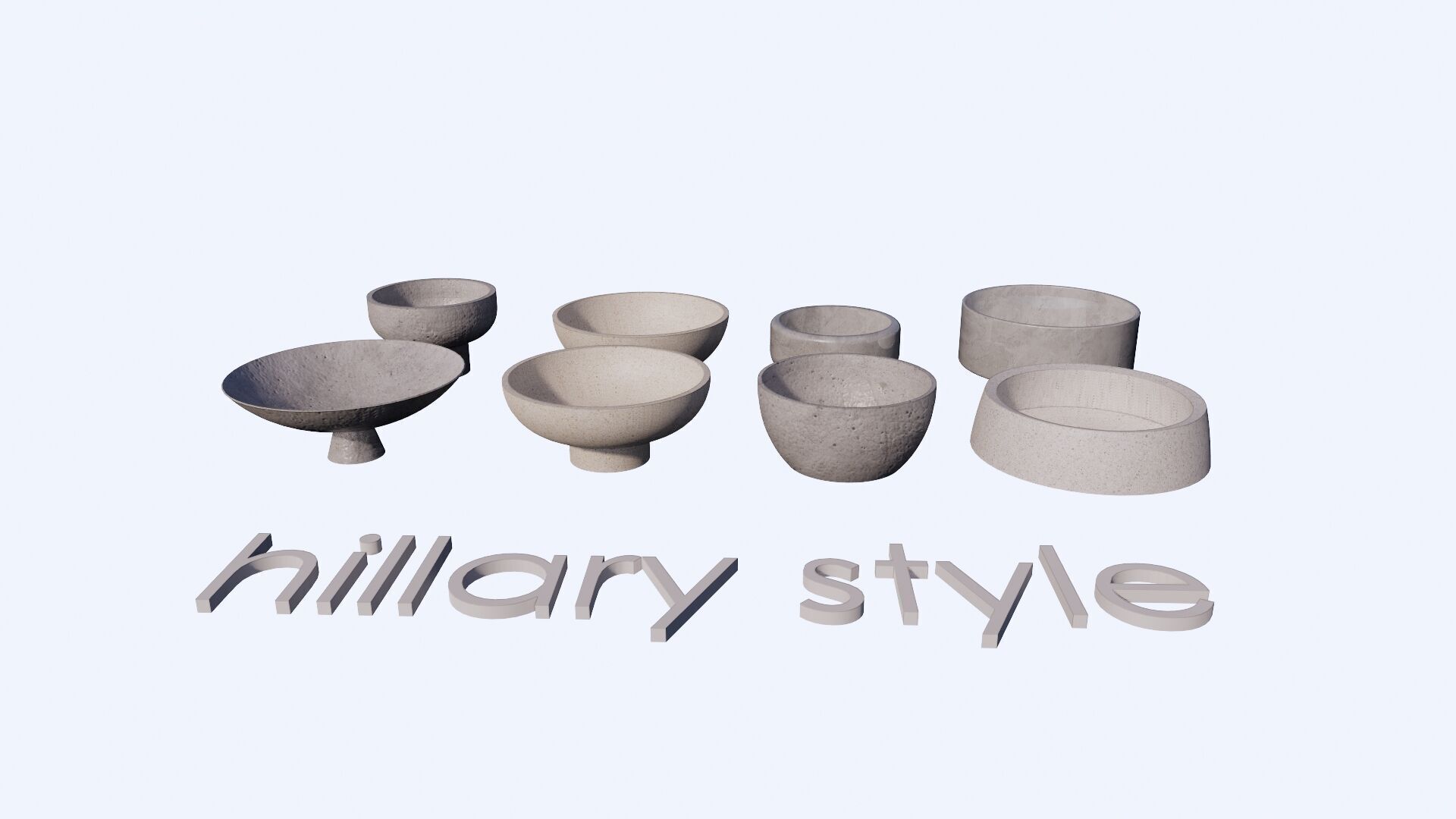 decoration bowl 3D model_2