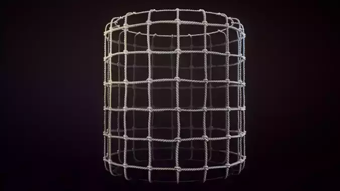 Seamless Knitted Net From Rope material textures Texture