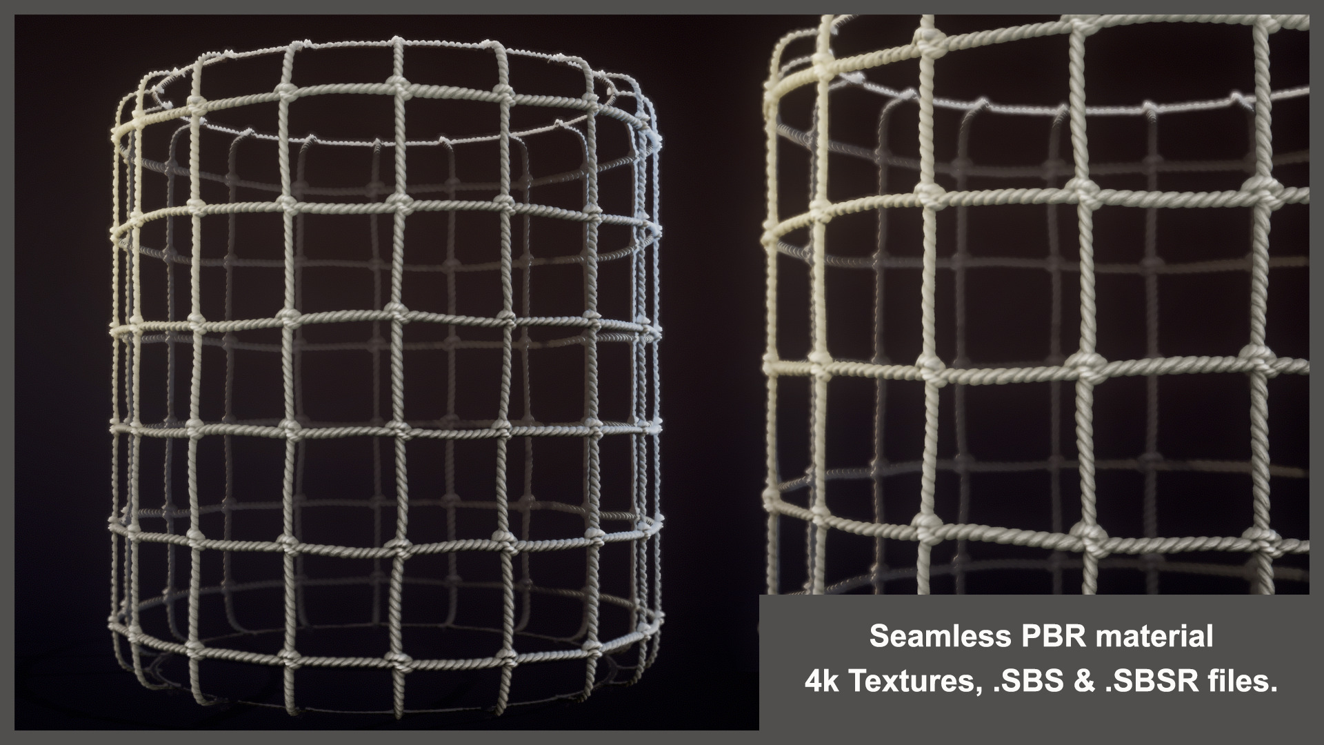 Seamless Knitted Net From Rope material textures Texture_3
