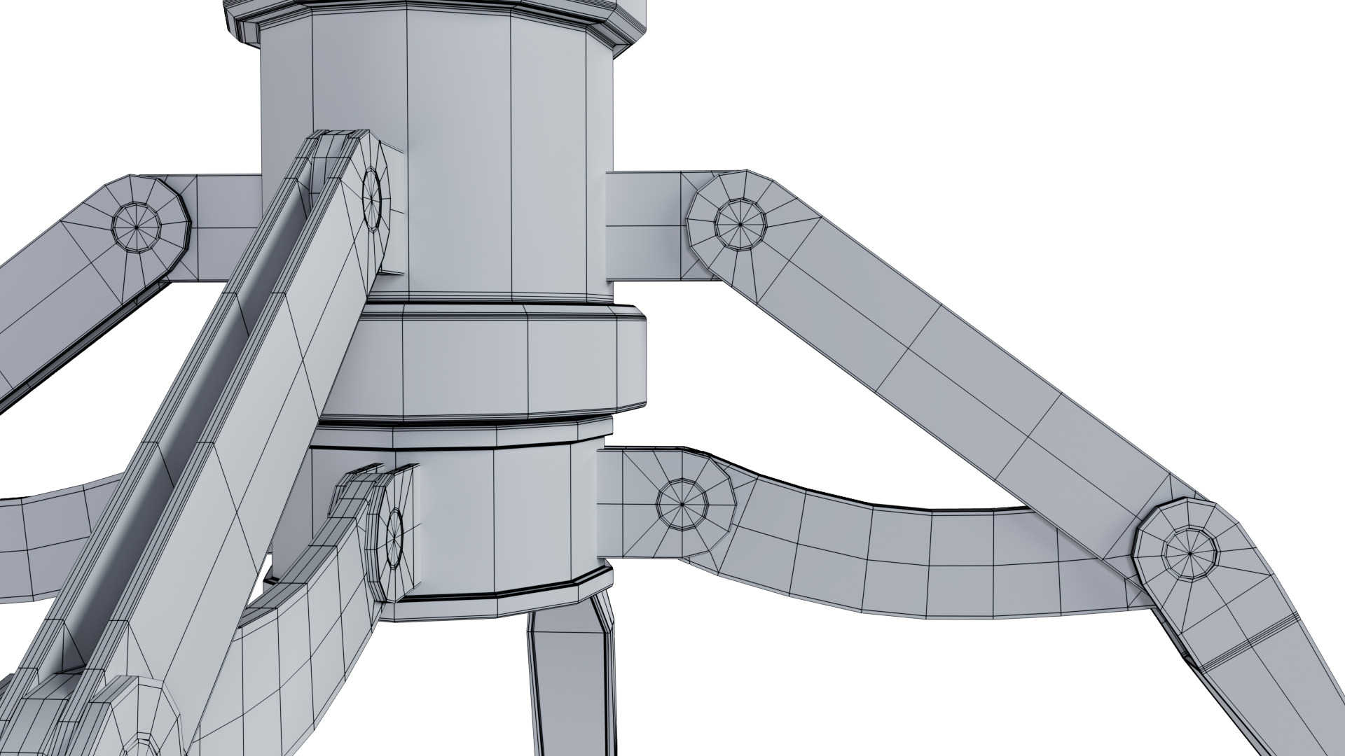 Metal Claw 8 with RIG 3D model_14