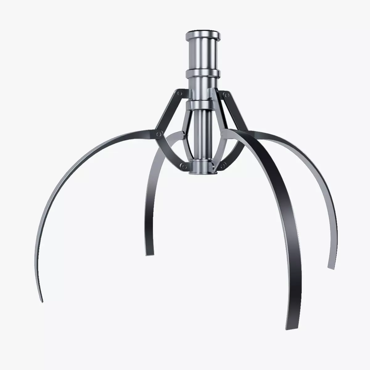 Metal Claw 8 with RIG 3D model_0