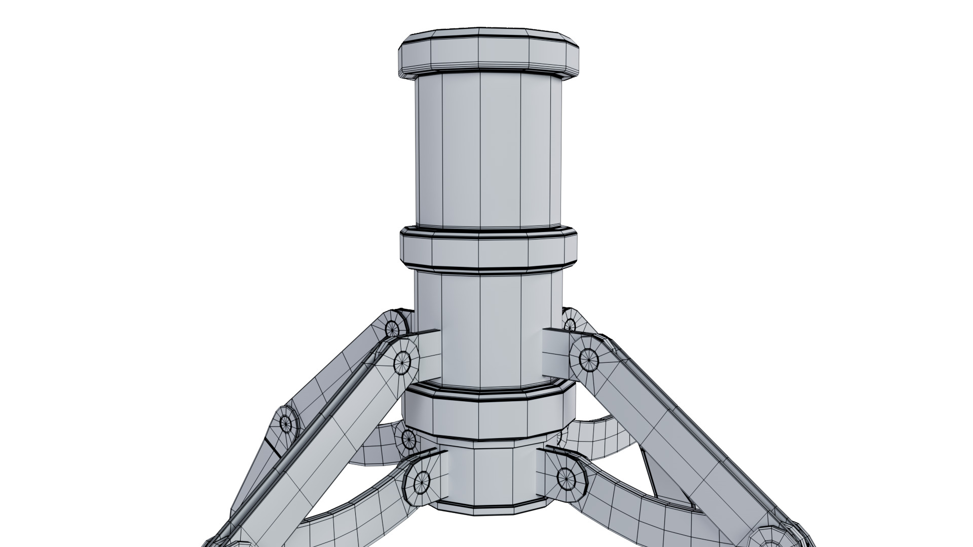 Metal Claw 8 with RIG 3D model_15