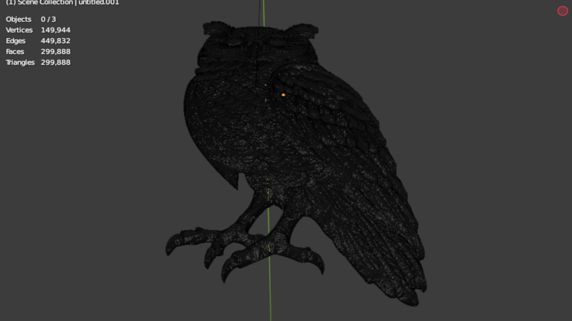 owl pendant-08 3D print model_6