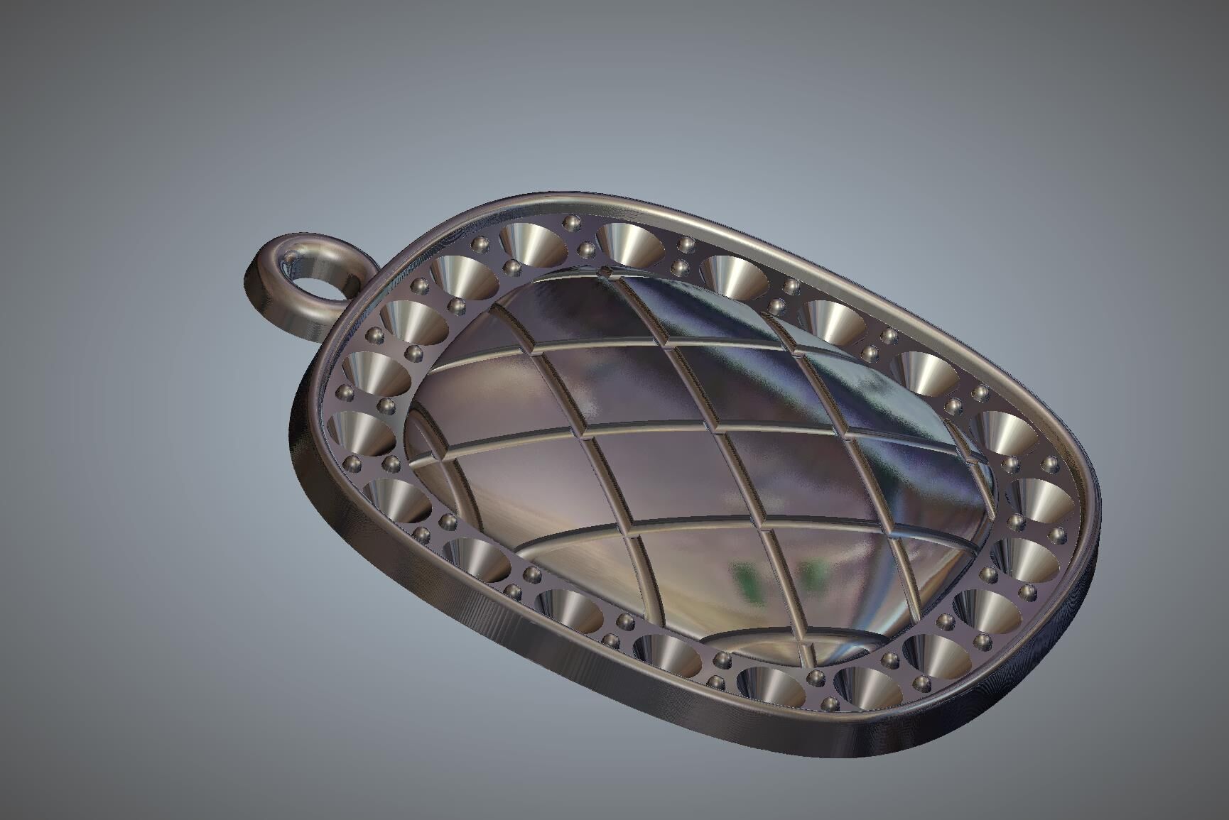 KEYCHAIN PENDANT 3D print model_4