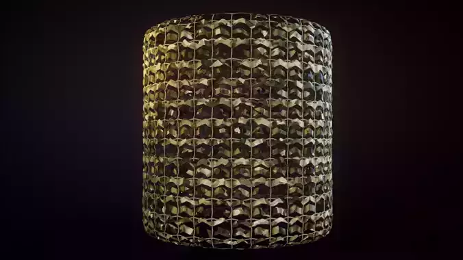 Seamless Camouflage Military PBR Material Net Textures Texture
