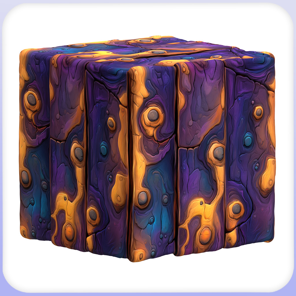 Stylized Wood Seamless Texture Texture_3