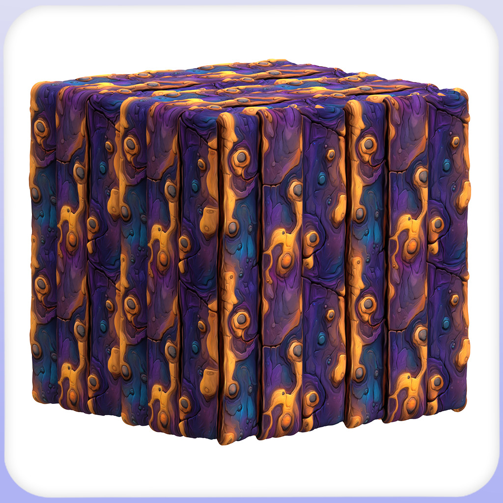 Stylized Wood Seamless Texture Texture_5