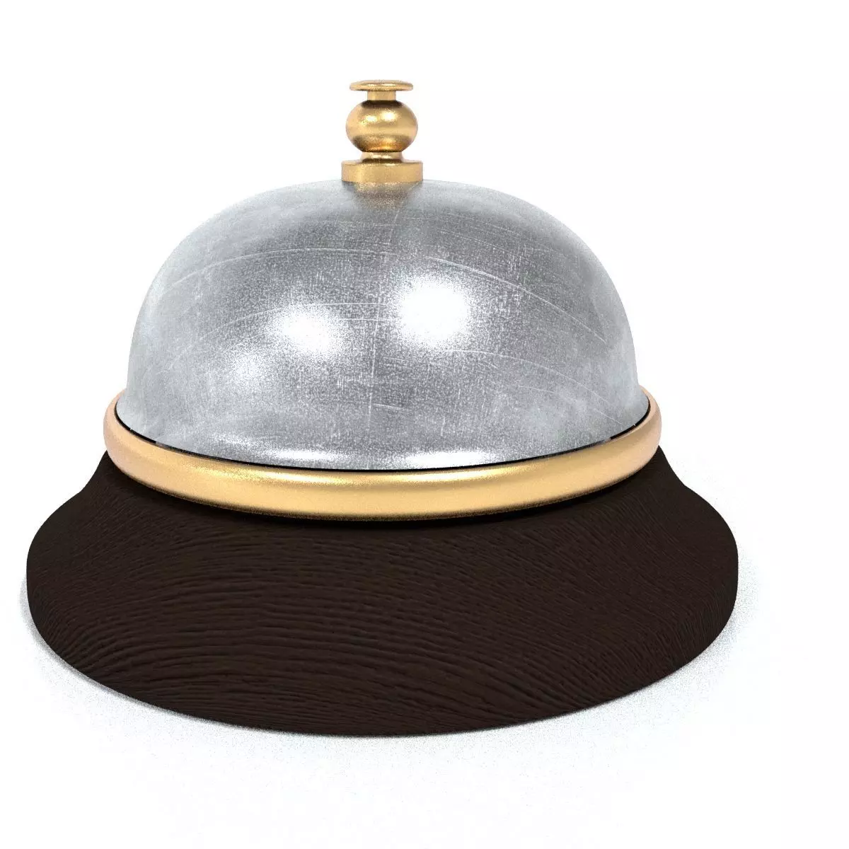 laos Service Bell Low-poly 3D model_0