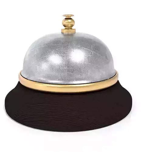 laos Service Bell Low-poly 3D model