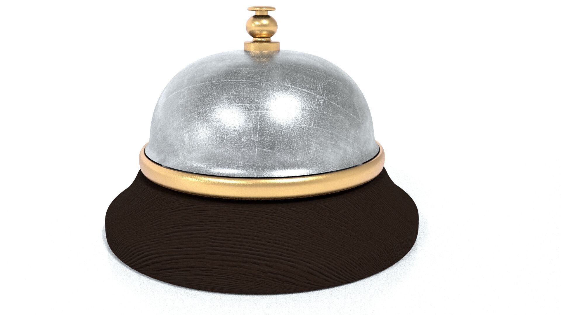 laos Service Bell Low-poly 3D model_5