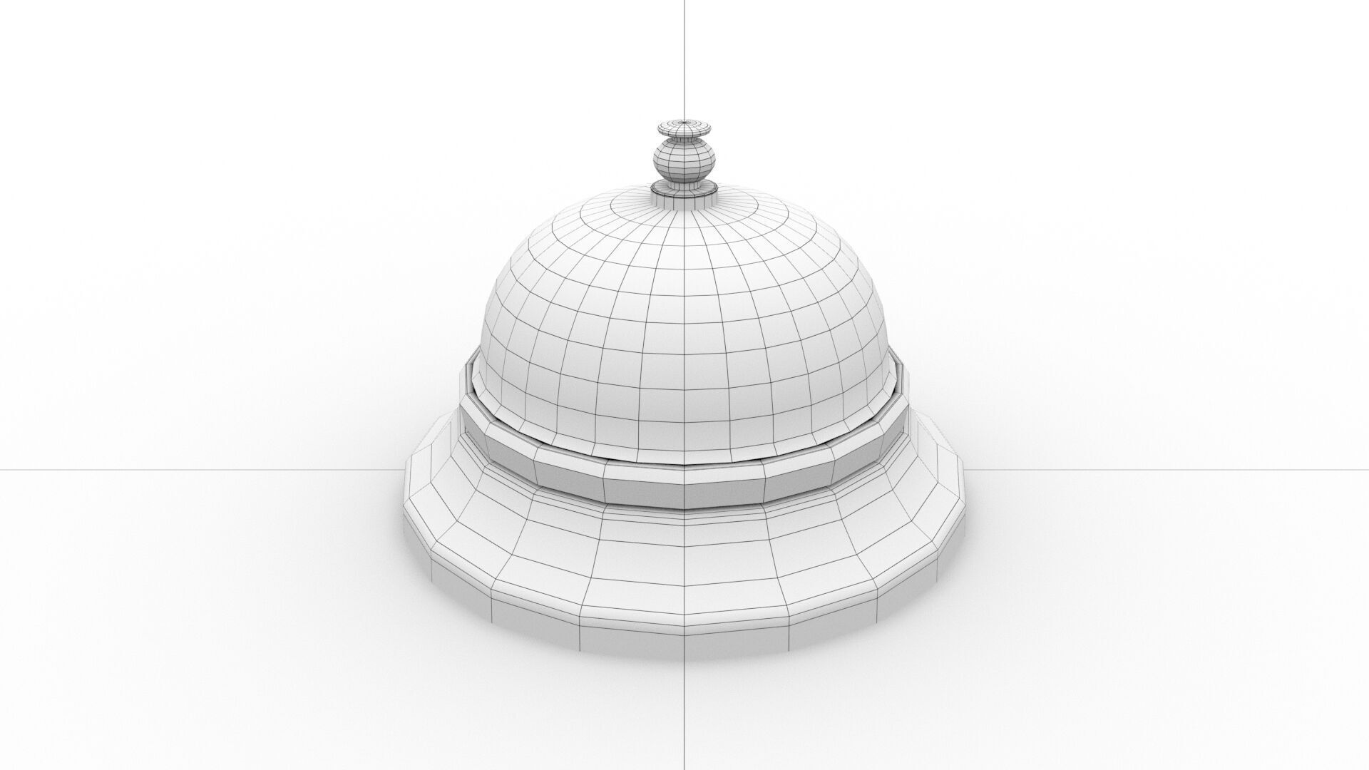 laos Service Bell Low-poly 3D model_9