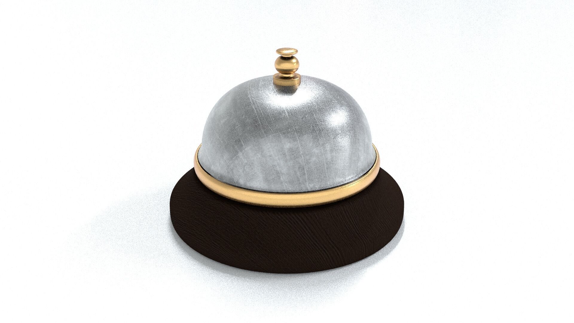 laos Service Bell Low-poly 3D model_4