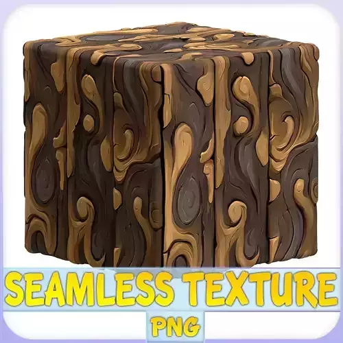 Stylized Wood Seamless Texture