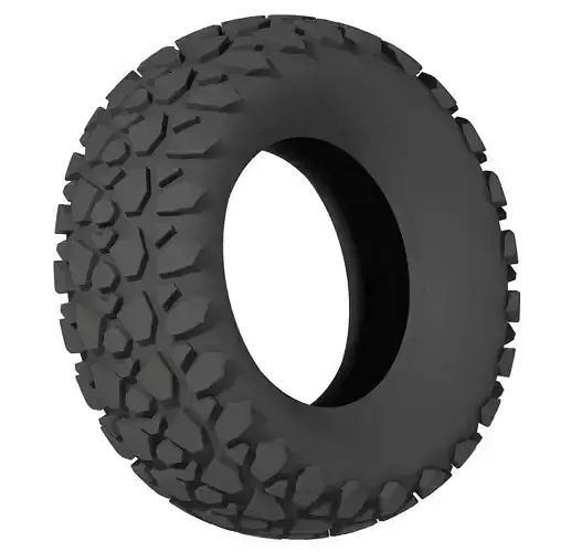 Automotive Heavy Truck Tyre 3D print model