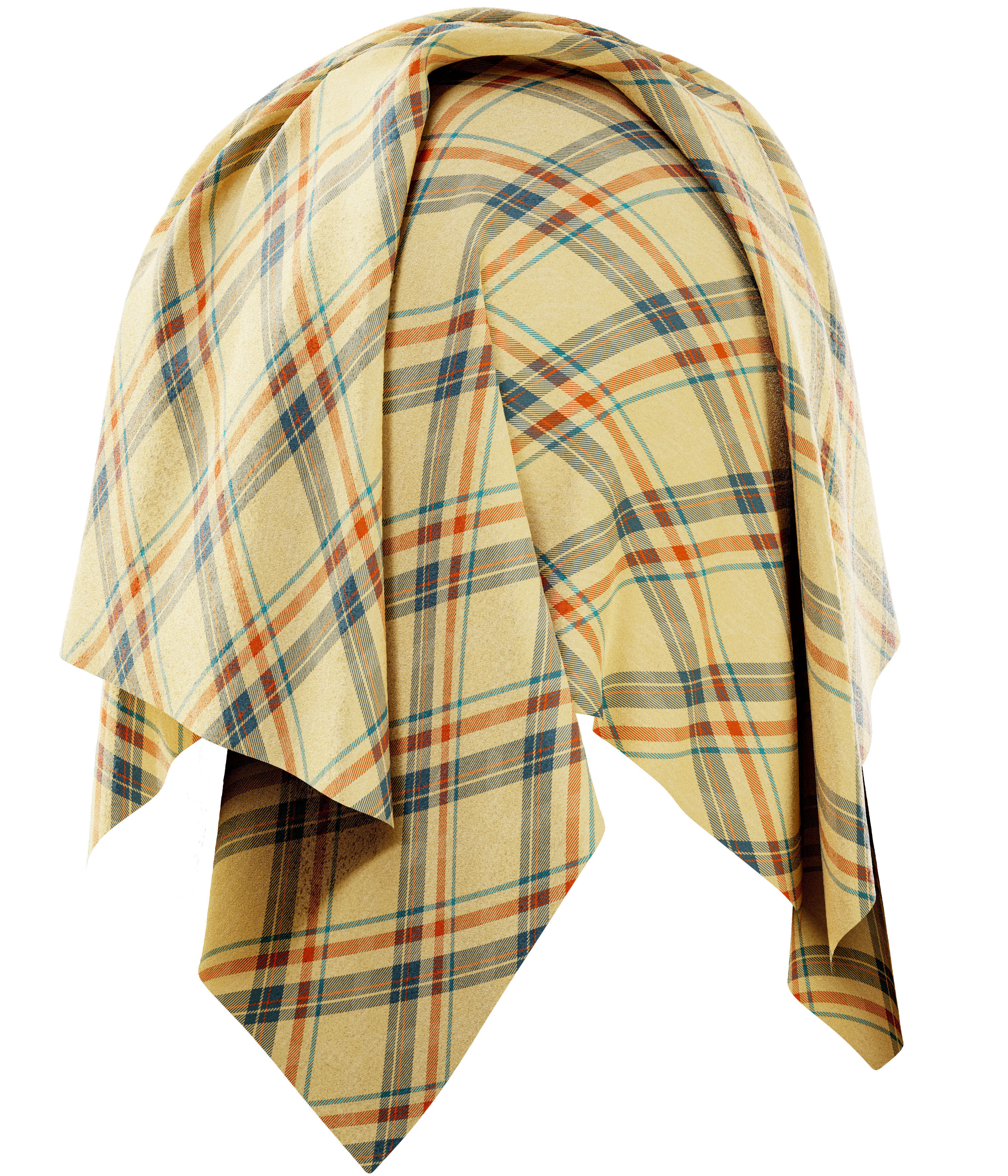 20 Cotton-Wool-Tartan-Denim Fabric Smart Material -Vol 4 Texture_13