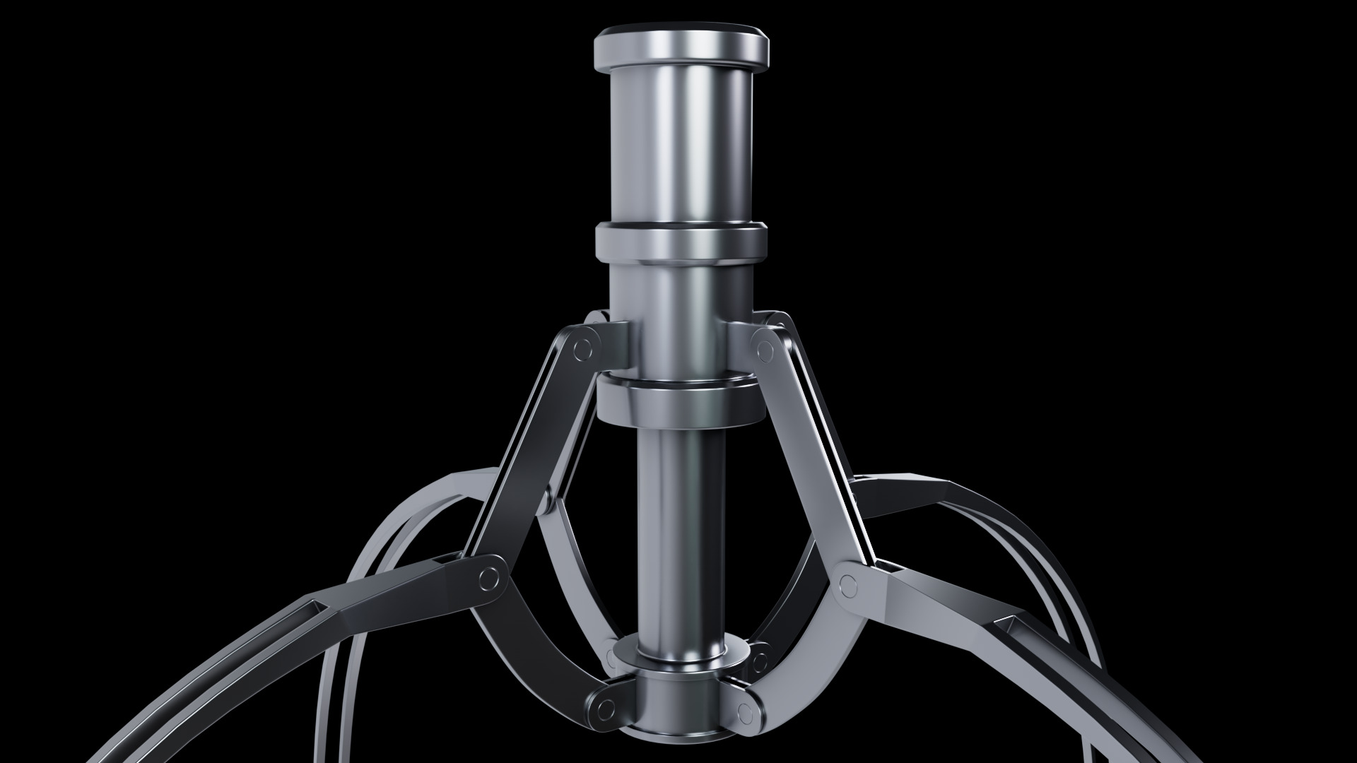 Metal Claw 10 with RIG 3D model_6