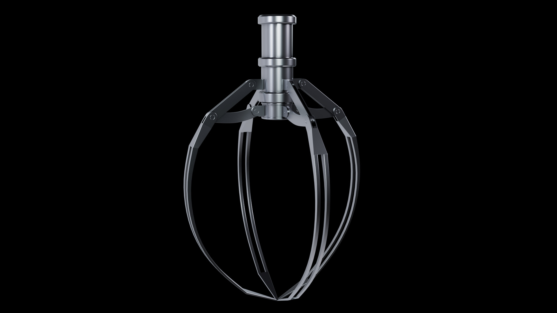 Metal Claw 10 with RIG 3D model_5