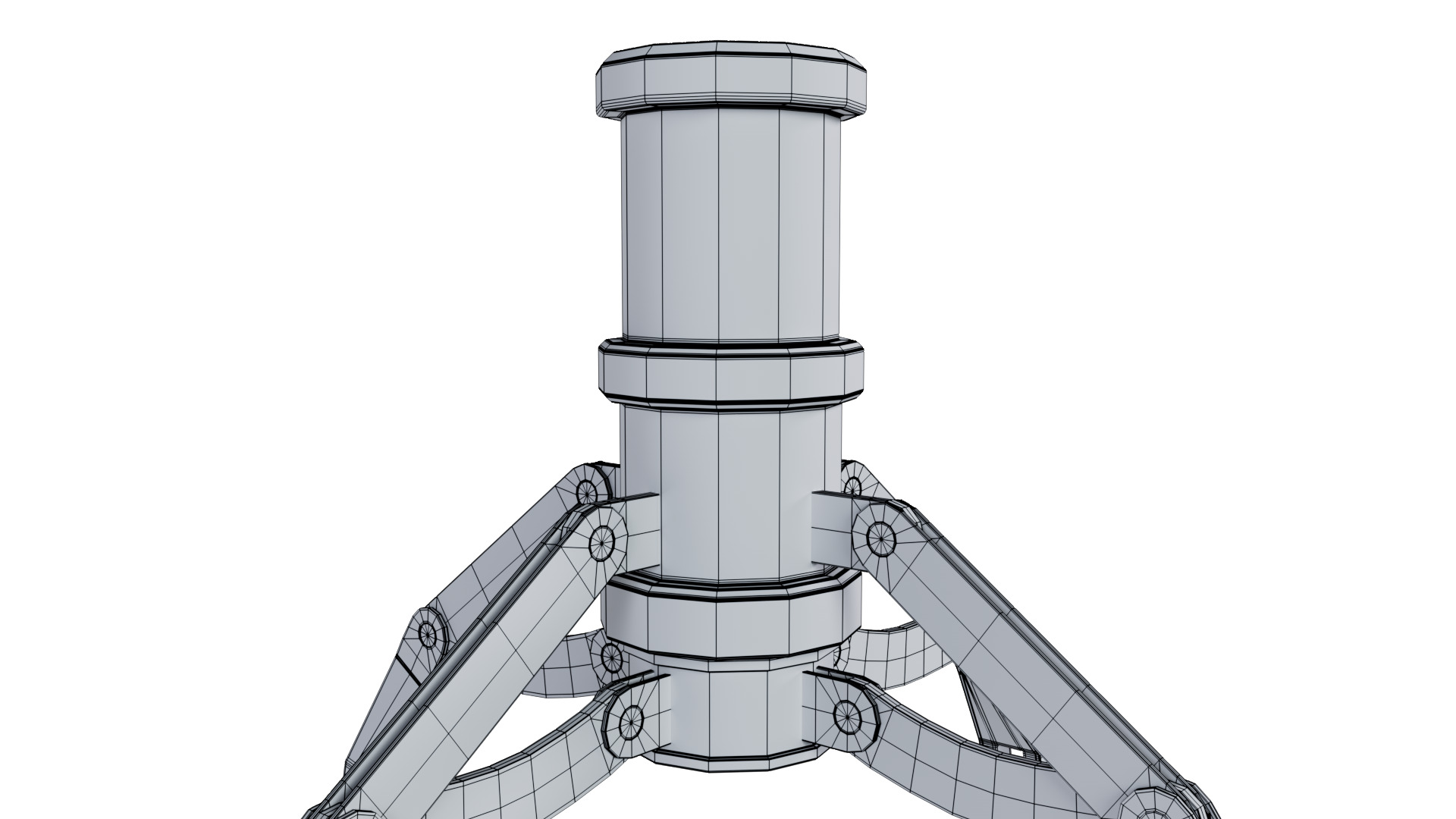 Metal Claw 10 with RIG 3D model_15