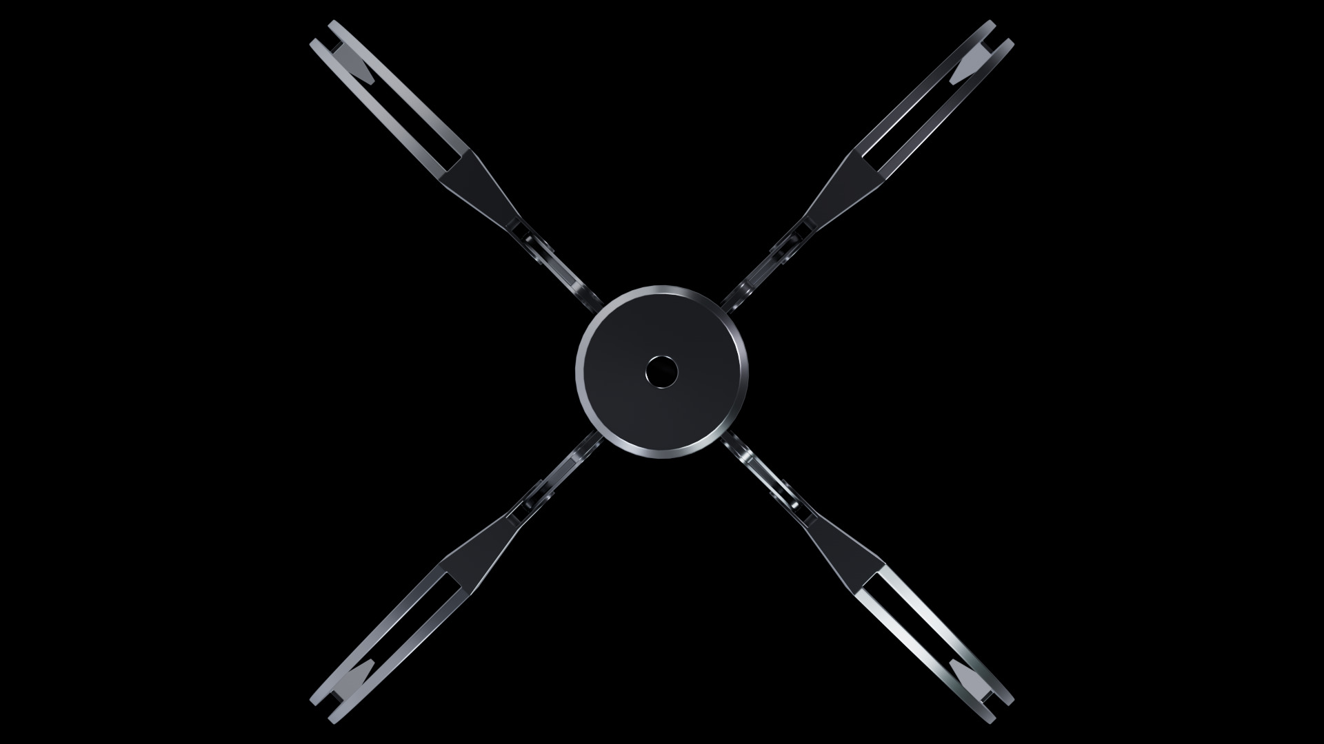 Metal Claw 10 with RIG 3D model_9