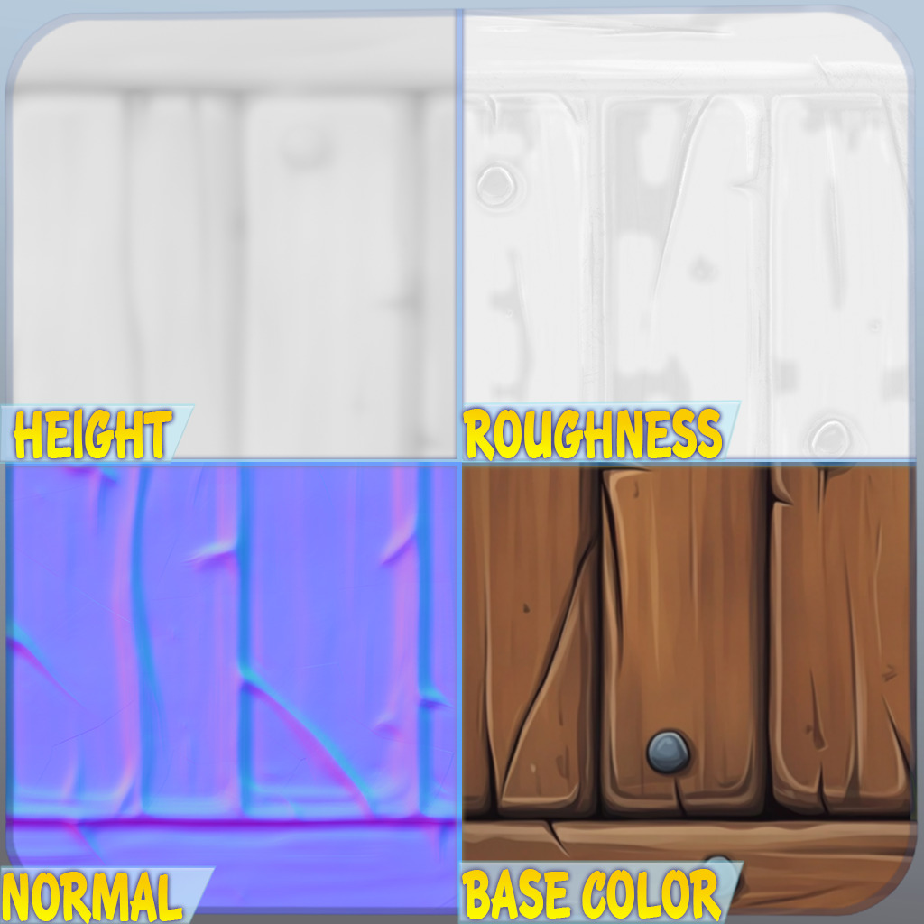 Stylized Wood Seamless Texture Texture_1