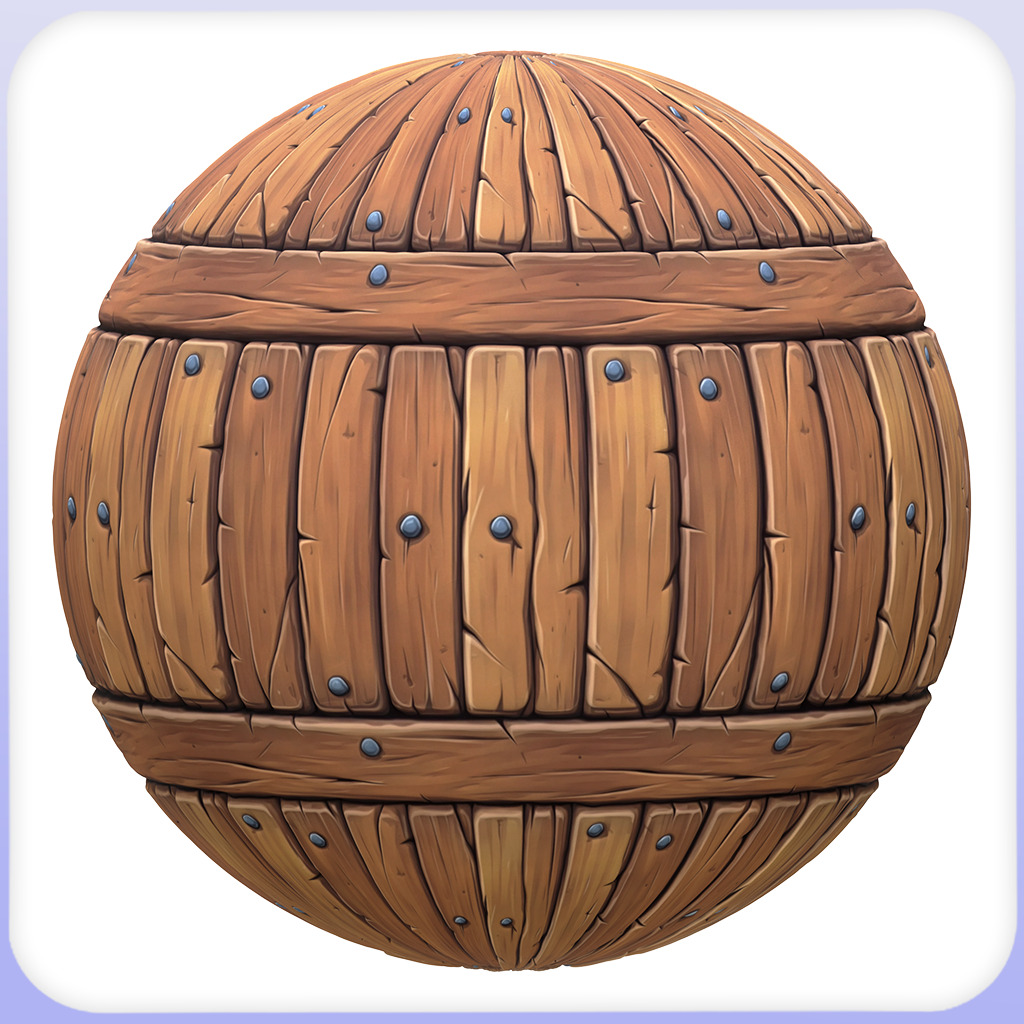 Stylized Wood Seamless Texture Texture_5