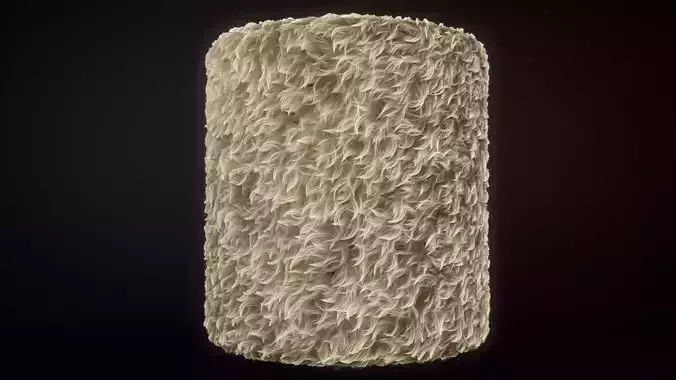 Seamless Fur Wool Rug Material Textures
