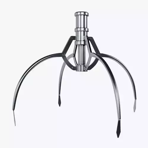 Metal Claw 11 with RIG 3D model Metal Claw 11 with RIG 3D model