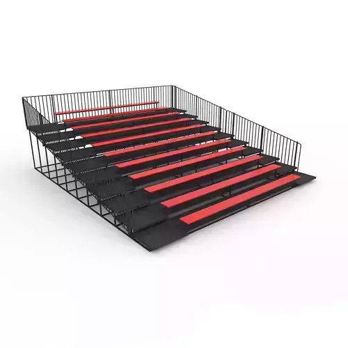 Bleachers 4 3D model