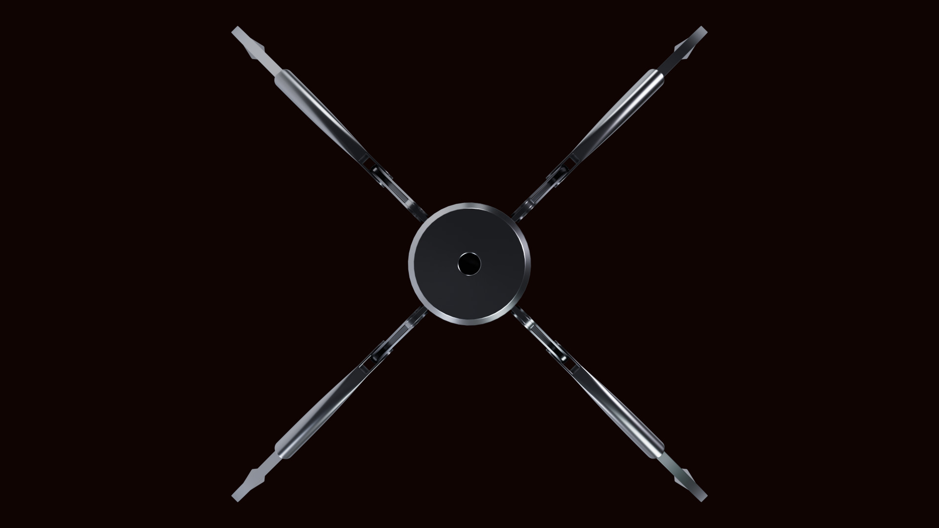 Metal Claw 12 with RIG 3D model_7