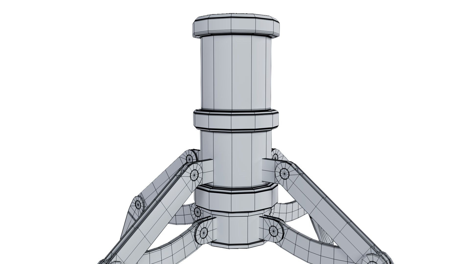 Metal Claw 12 with RIG 3D model_16