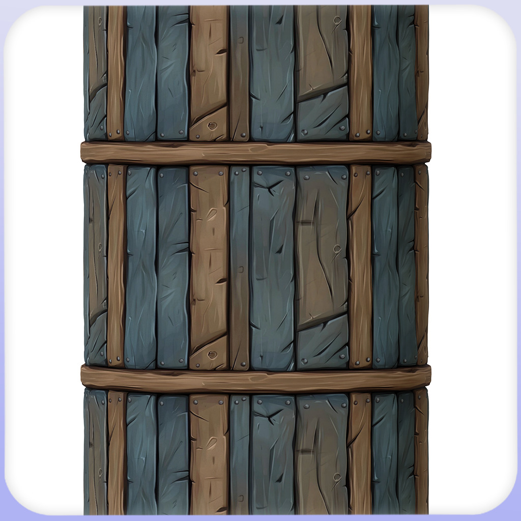Stylized Wood Seamless Texture Texture_2