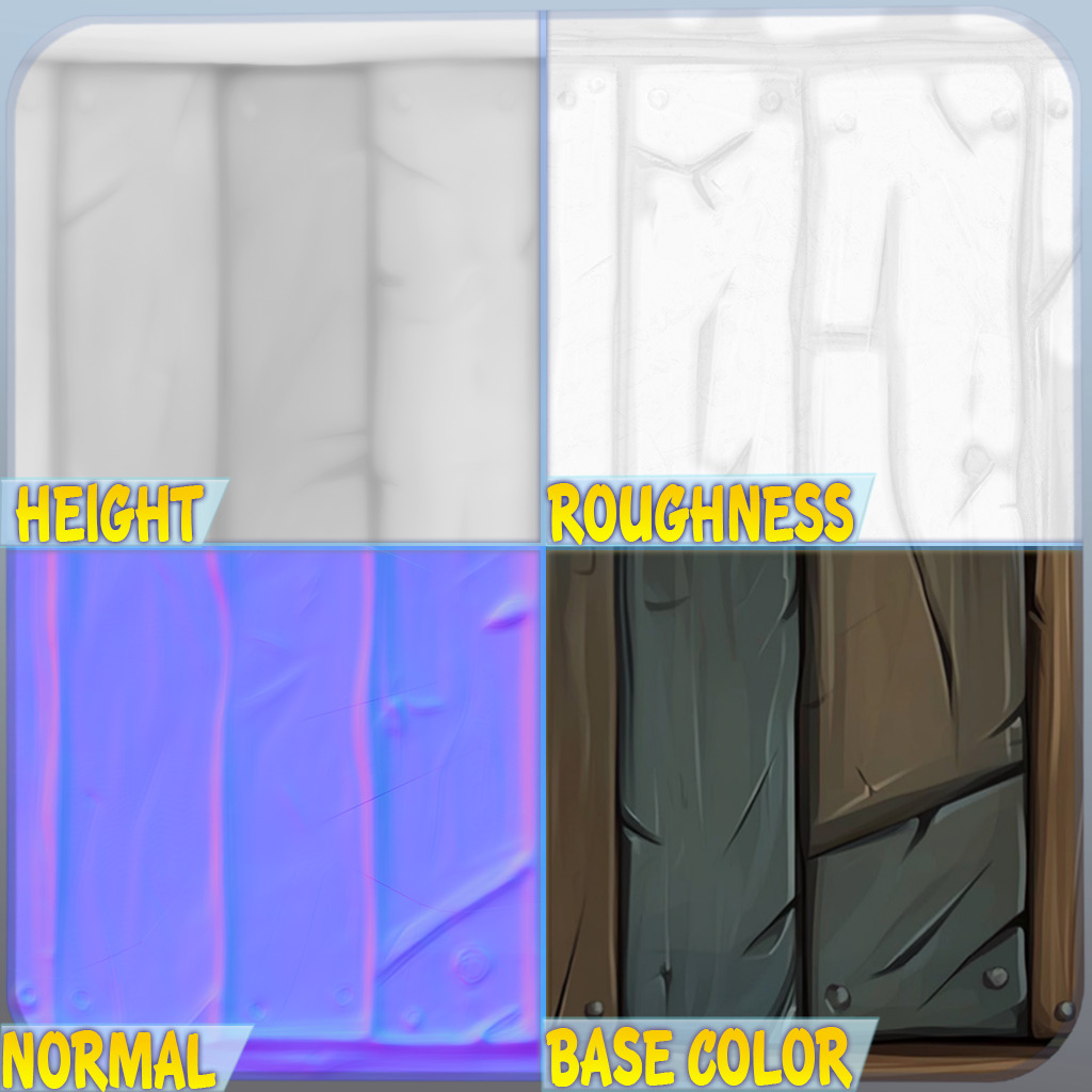 Stylized Wood Seamless Texture Texture_1