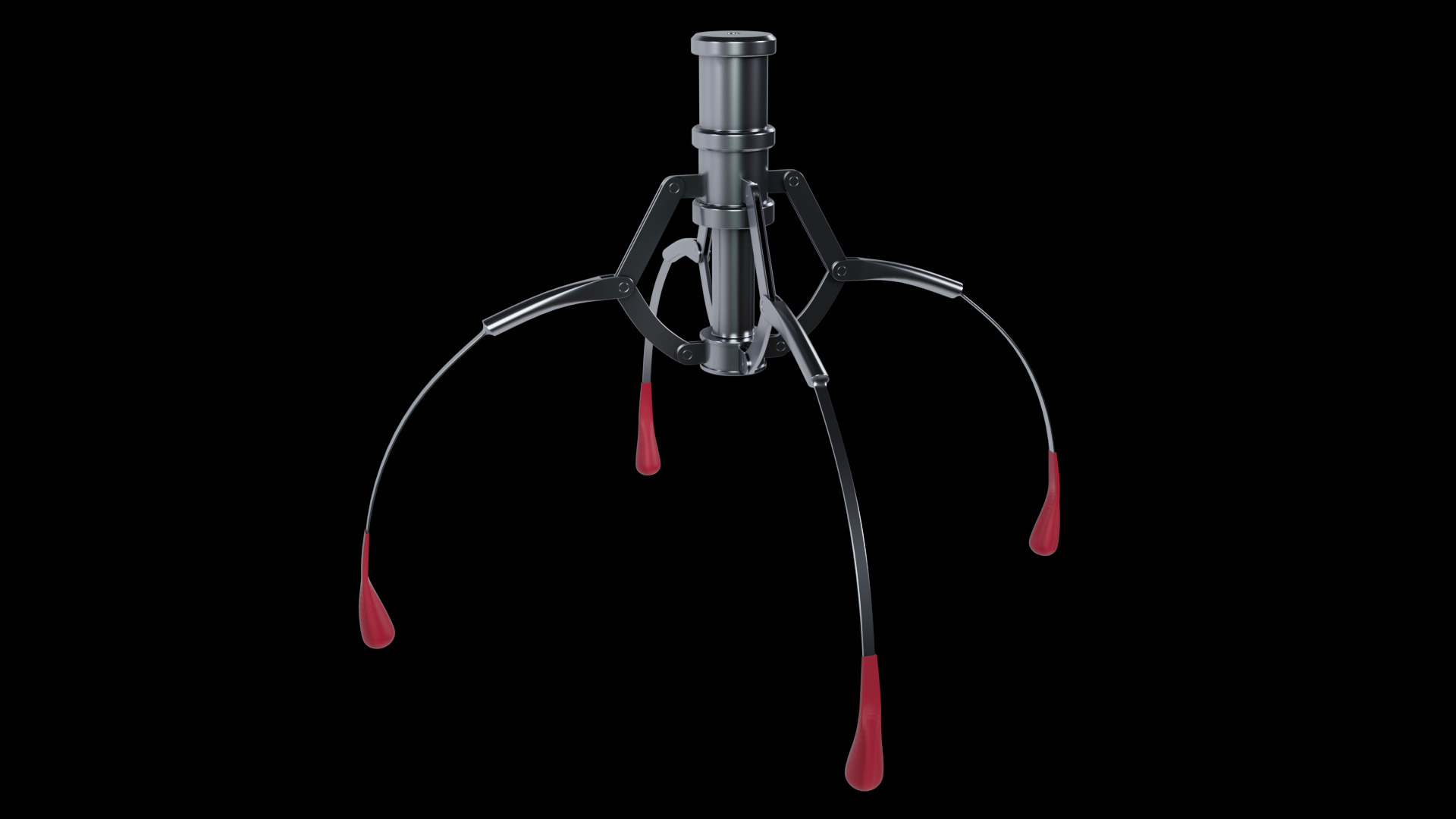 Metal Claw 13 with RIG 3D model_4