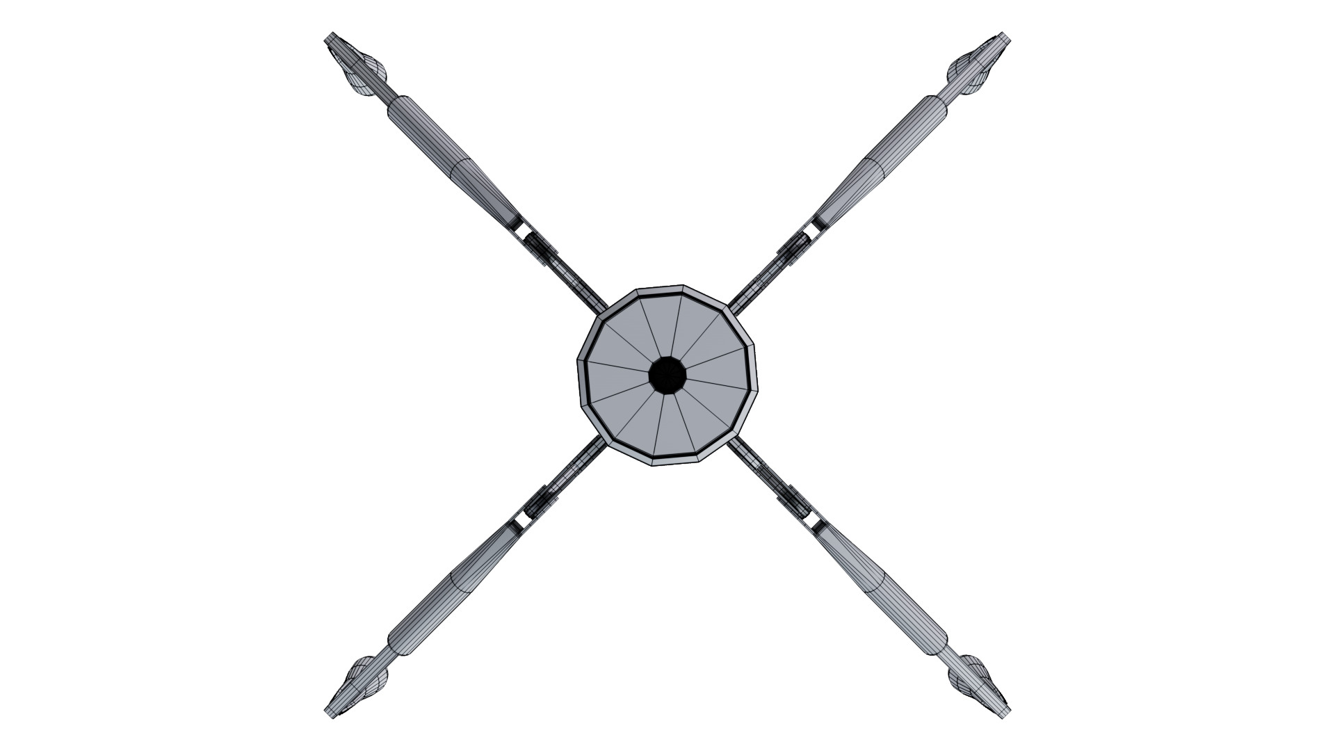 Metal Claw 13 with RIG 3D model_14