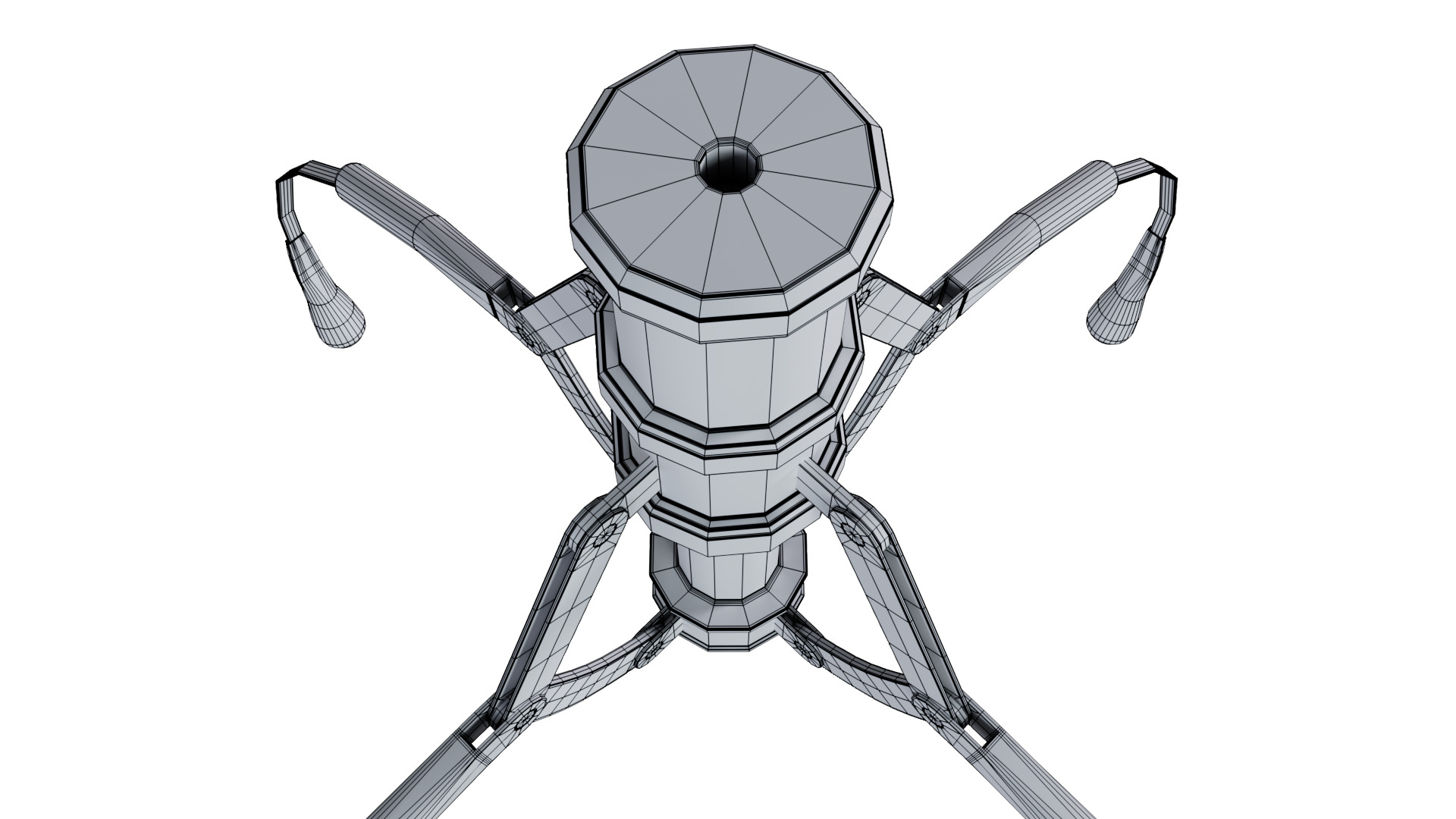 Metal Claw 13 with RIG 3D model_13