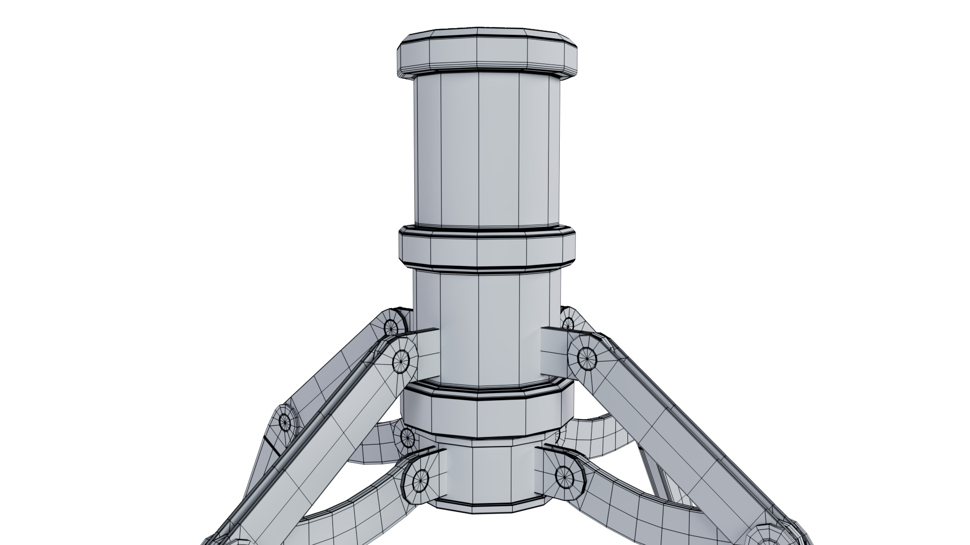 Metal Claw 14 with RIG 3D model_16
